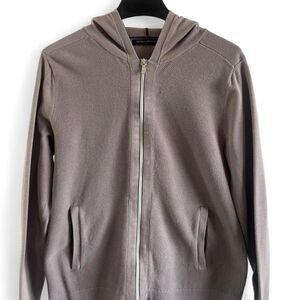 Banana-republic Men's Brown and Grey Hoodie